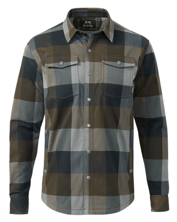 Field Flannel Fleece Shirt Jacket | Vias Plaid