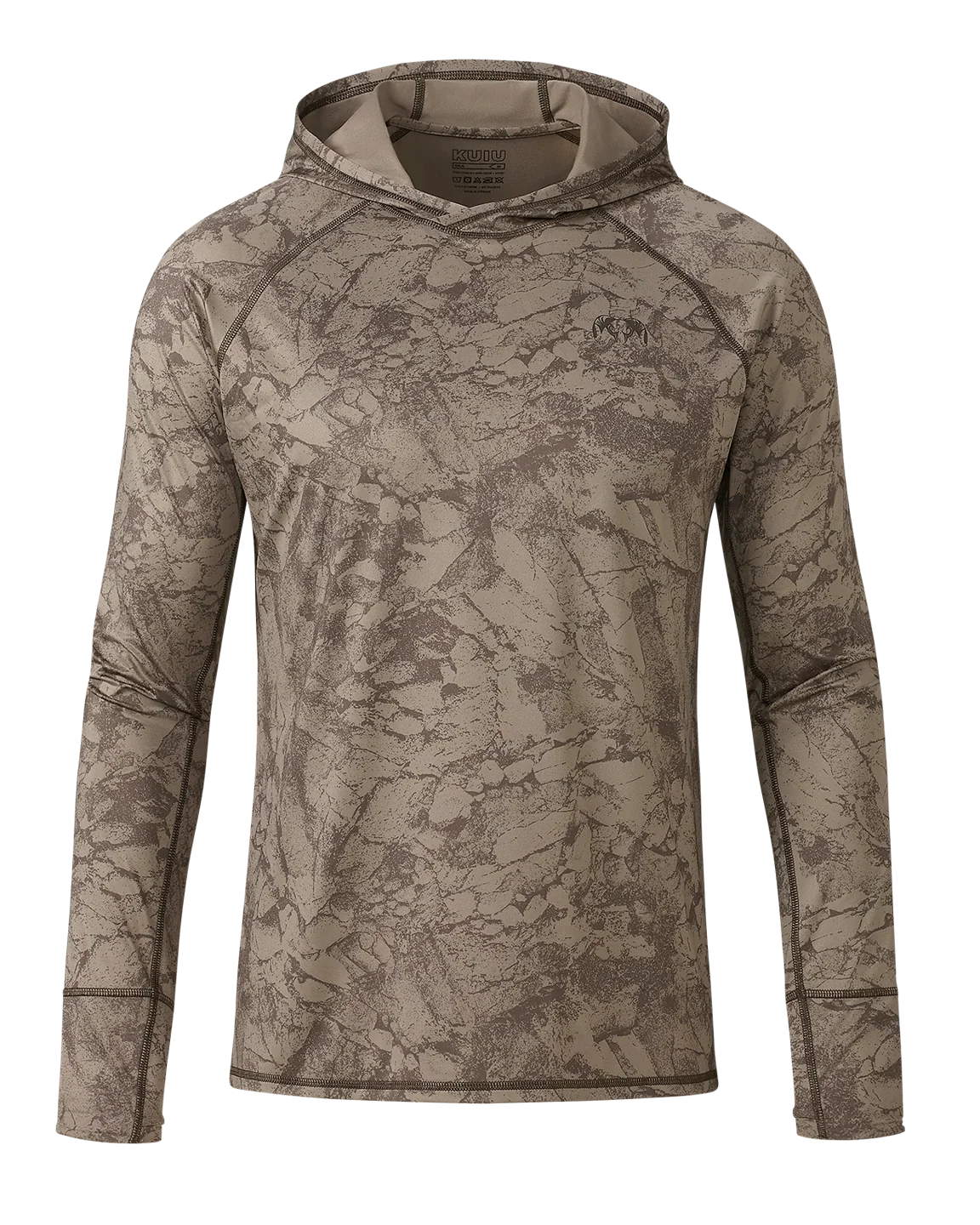 Gila LS Hoodie Gritstone | Silt Gritstone